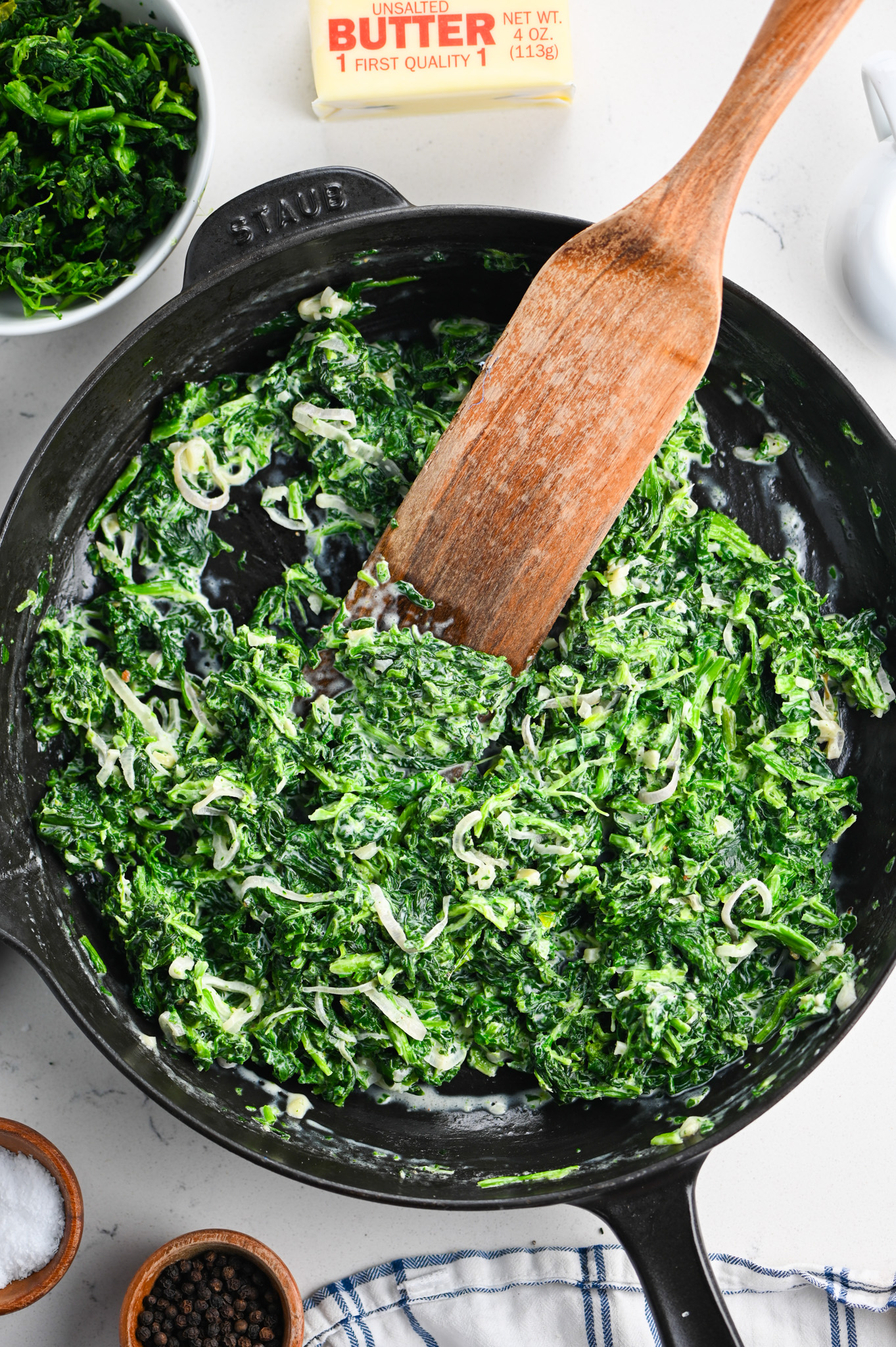 Creamed Spinach Recipe | Life's Ambrosia