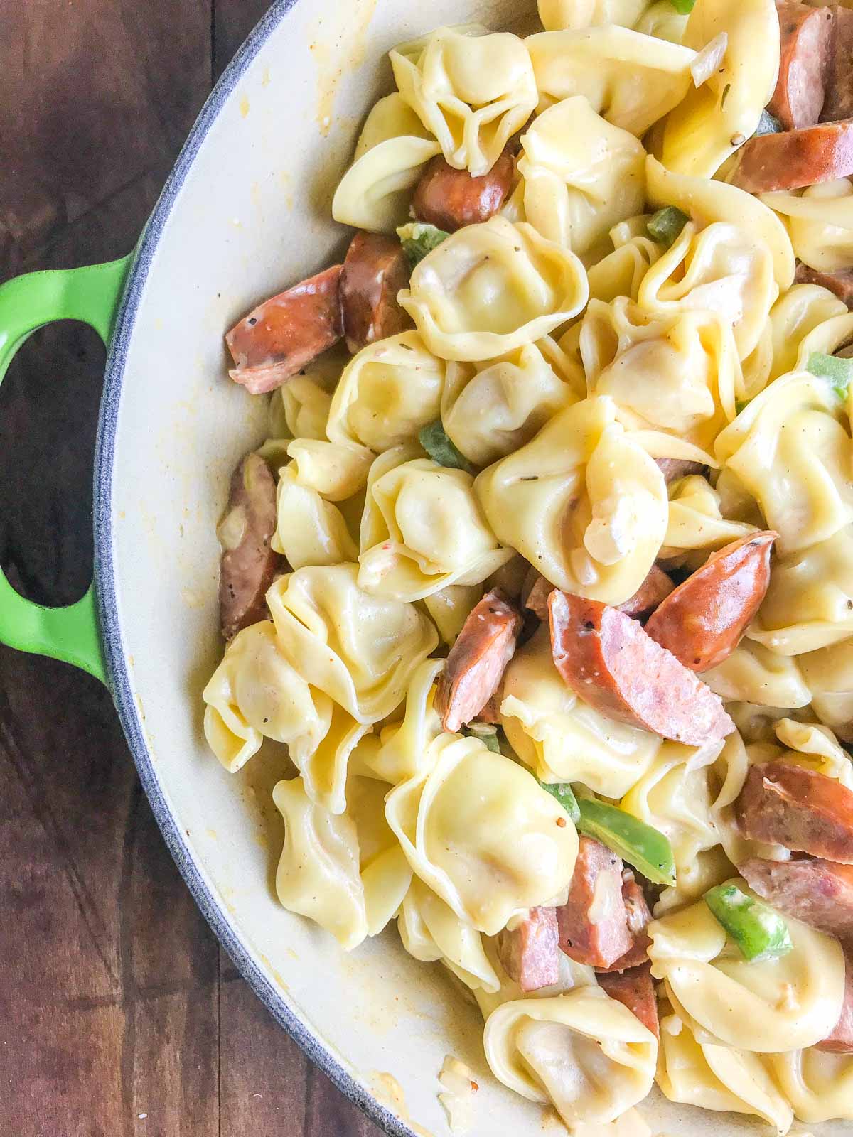 Creamy Cajun Tortellini- A quick and easy weeknight dinner