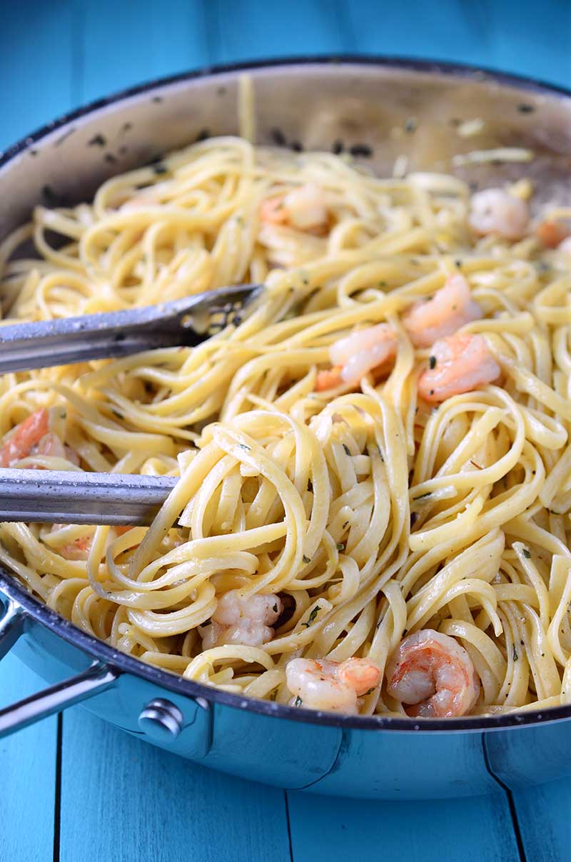 Creamy Tarragon Shrimp Pasta Life's Ambrosia
