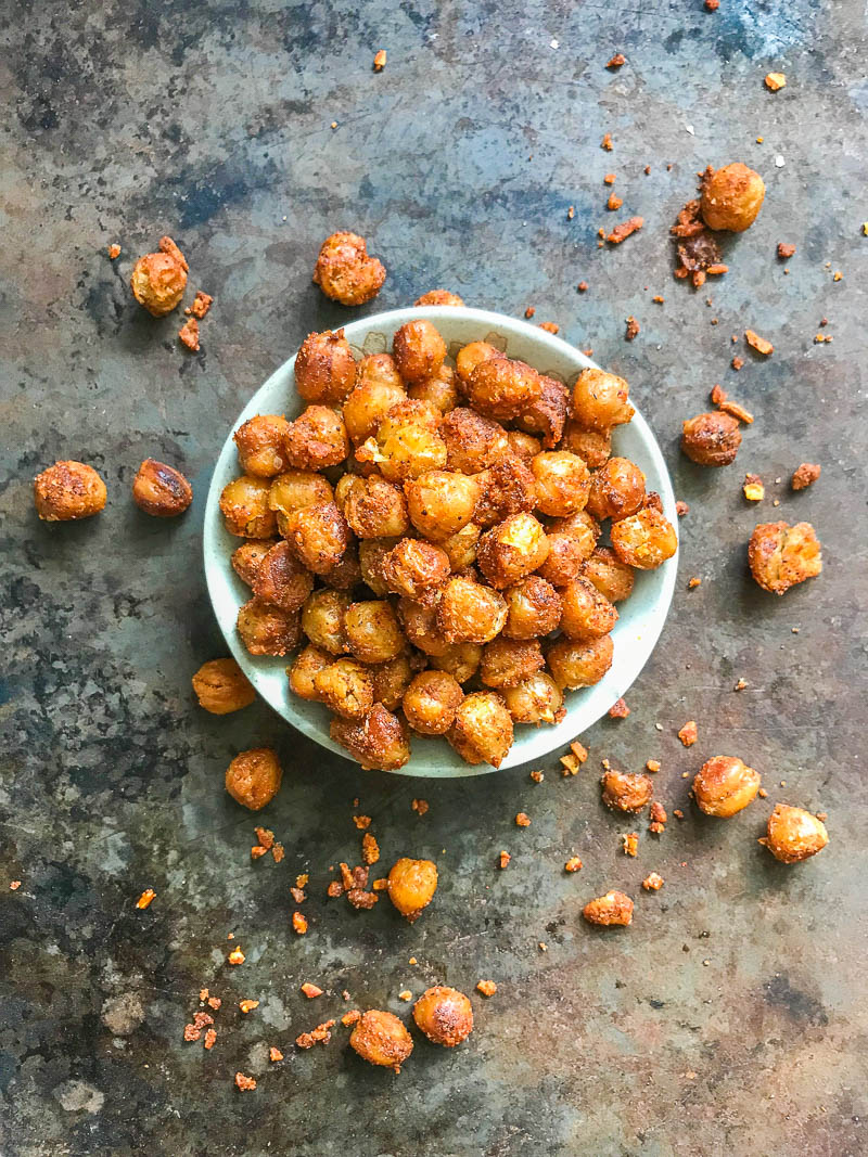 Crispy Chickpeas with Taco Seasoning