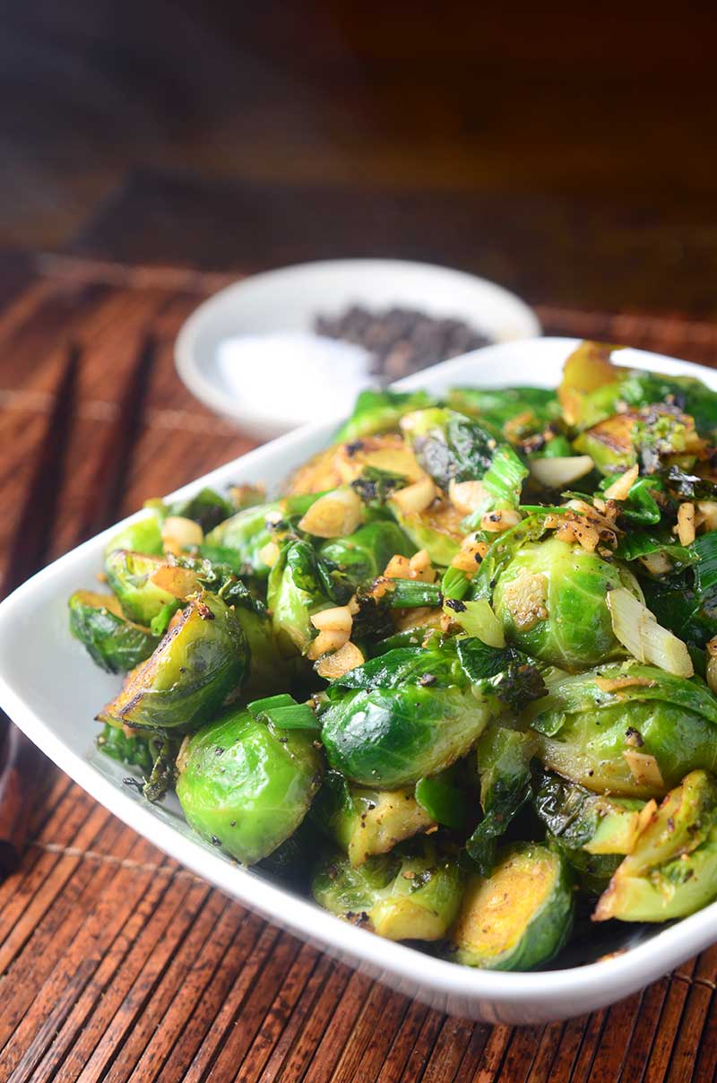 Crispy Salt and Pepper Brussels Sprouts Life's Ambrosia