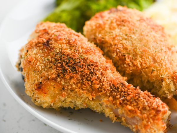Dill Brined Oven Fried Chicken