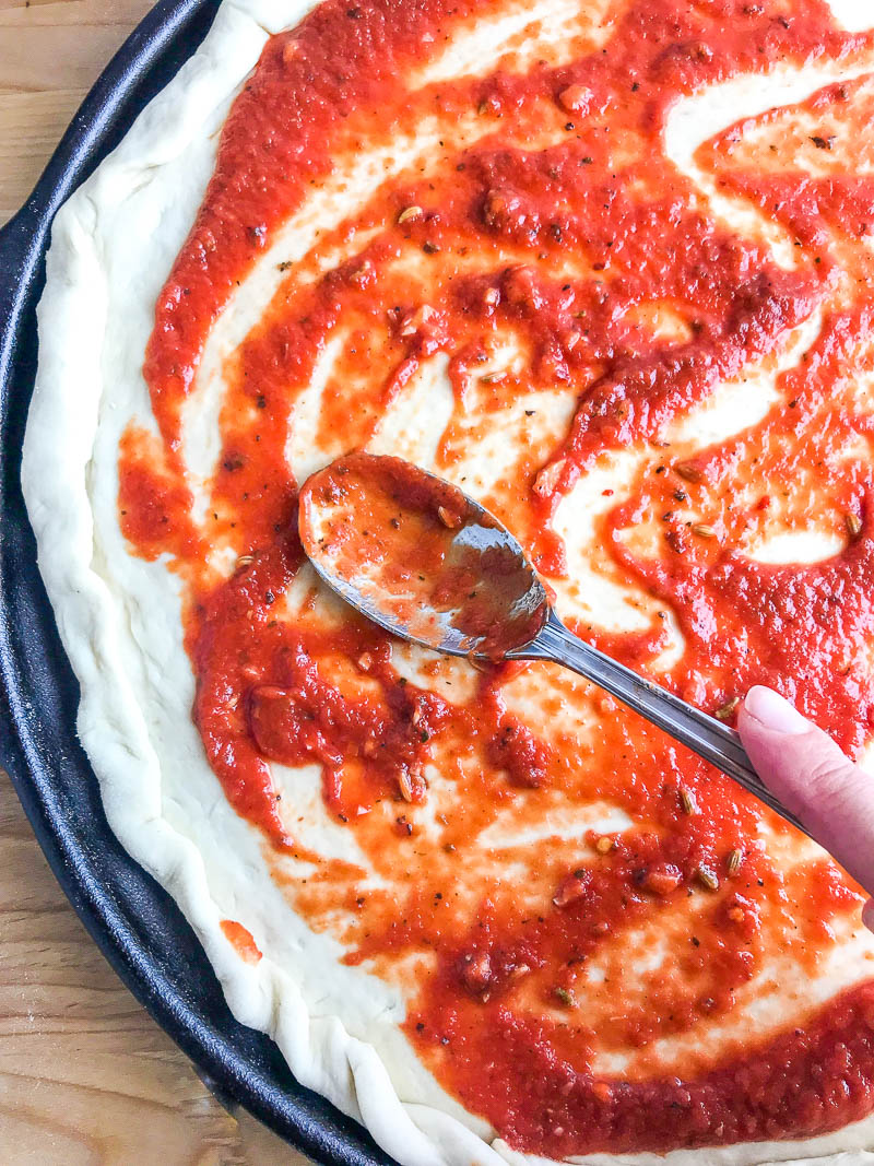 The Best Pizza Sauce - Feeling Foodish