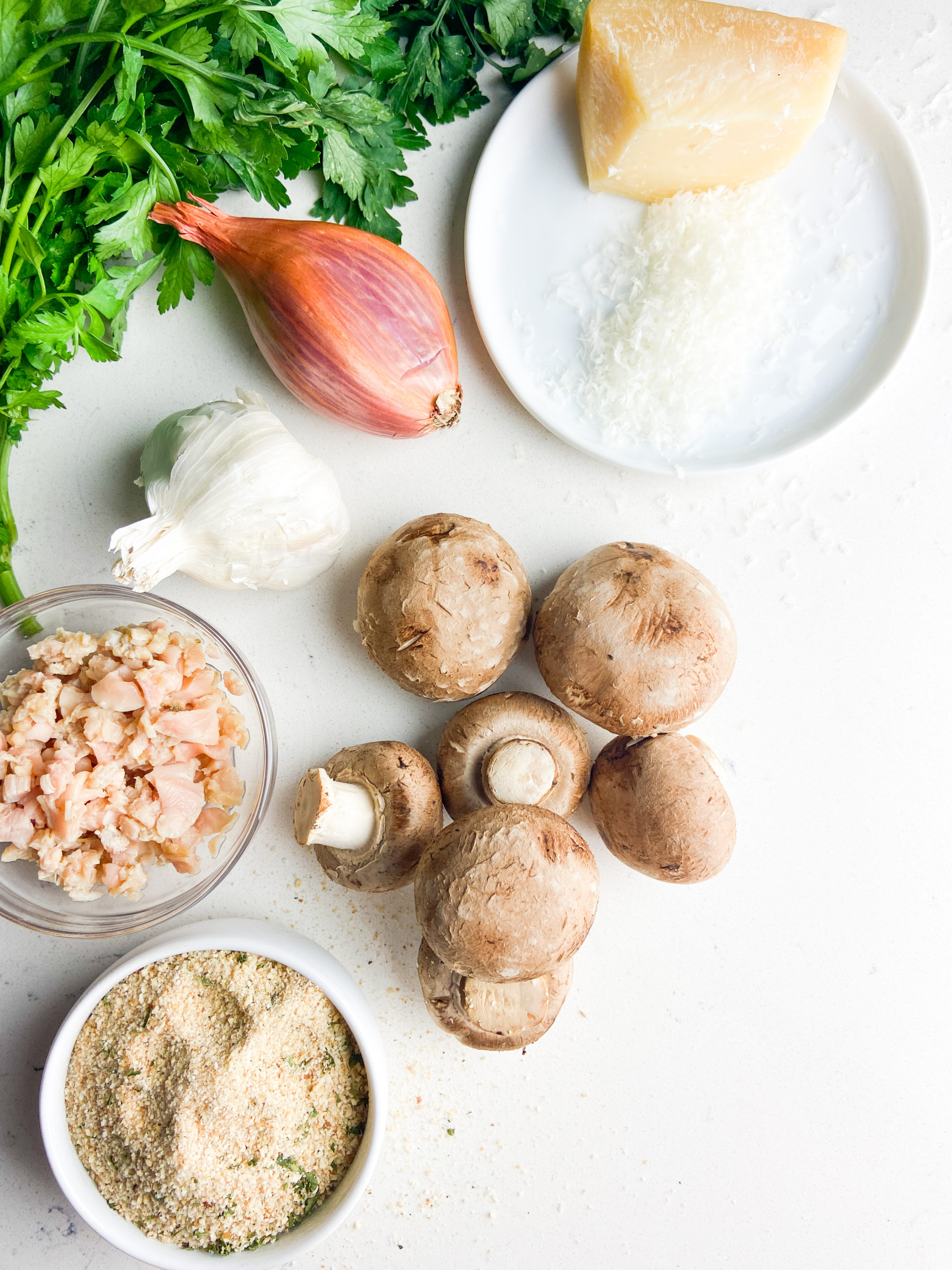 Overhead photo of ingredients. 