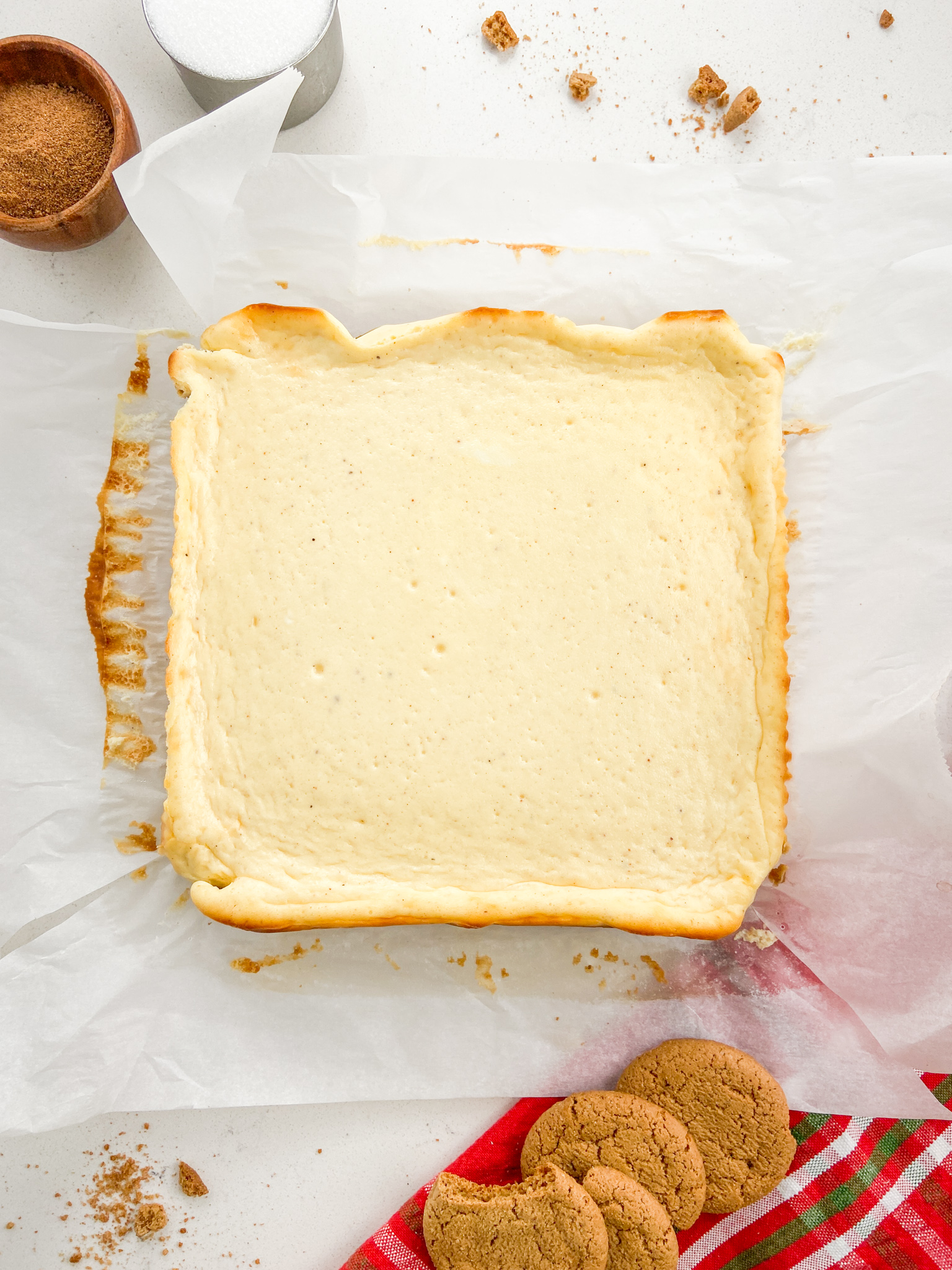 Eggnog Cheesecake Bars Recipe Life's Ambrosia