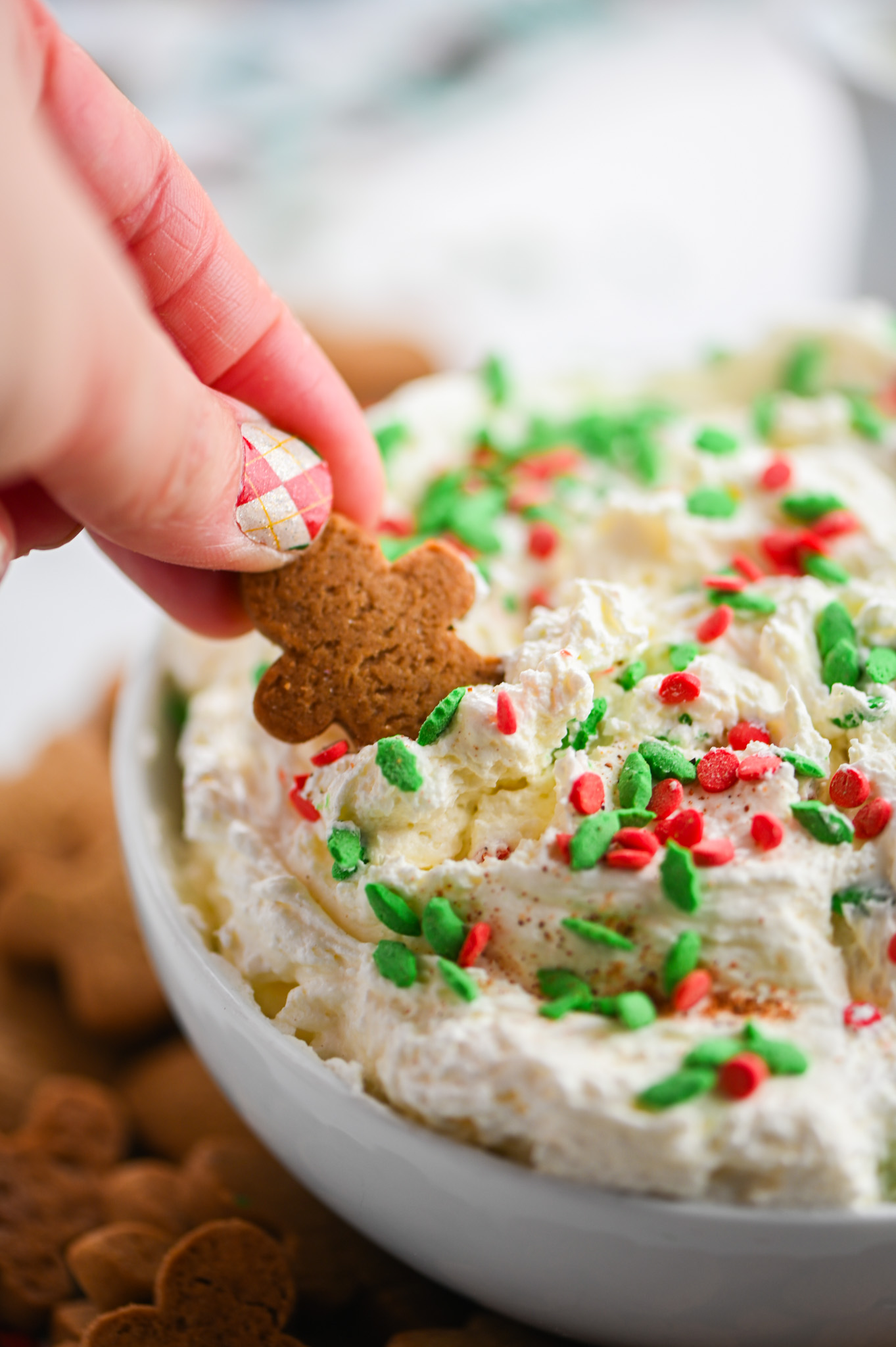 Eggnog Cheesecake Dip