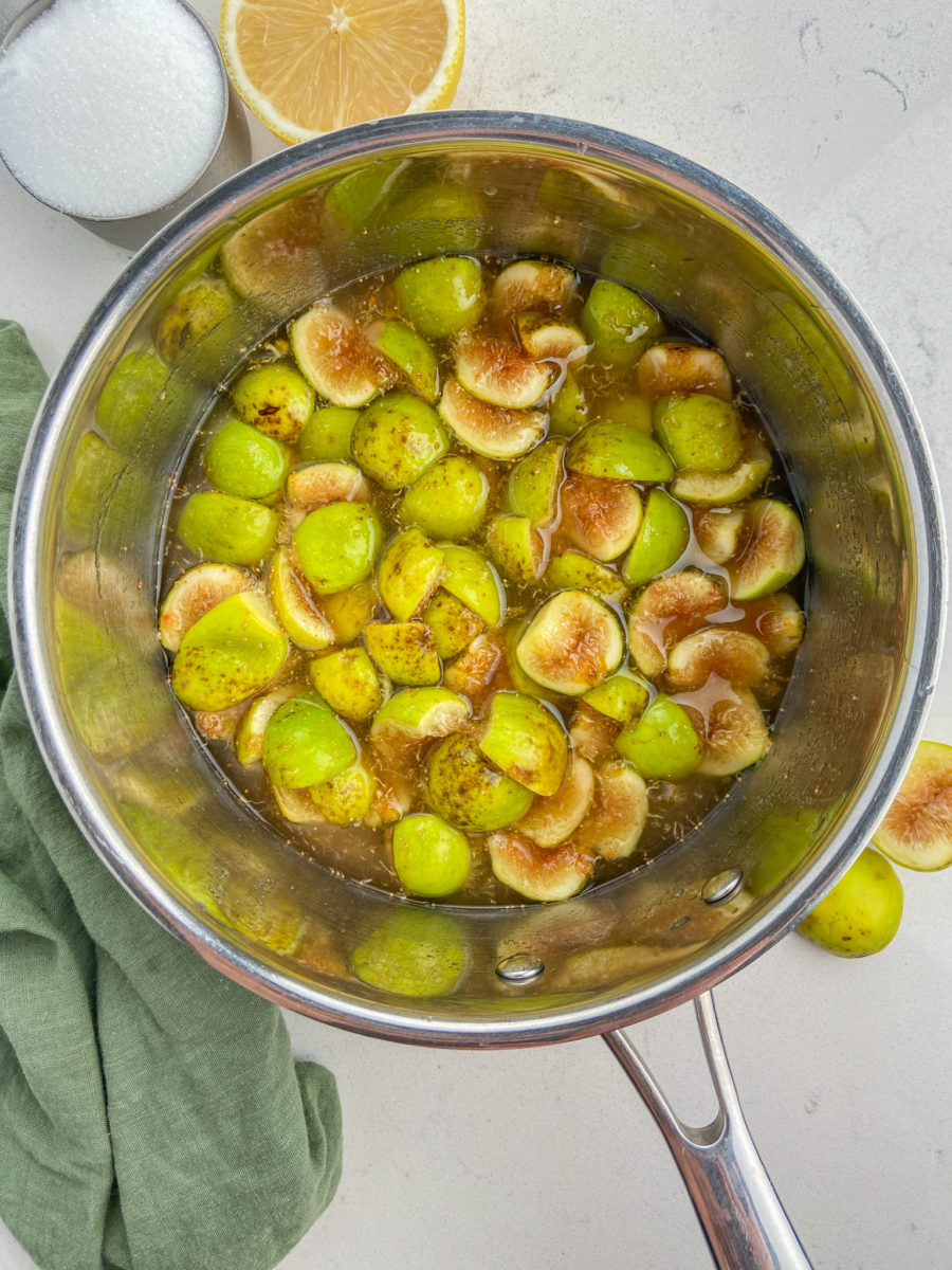 Figs in a pot. 