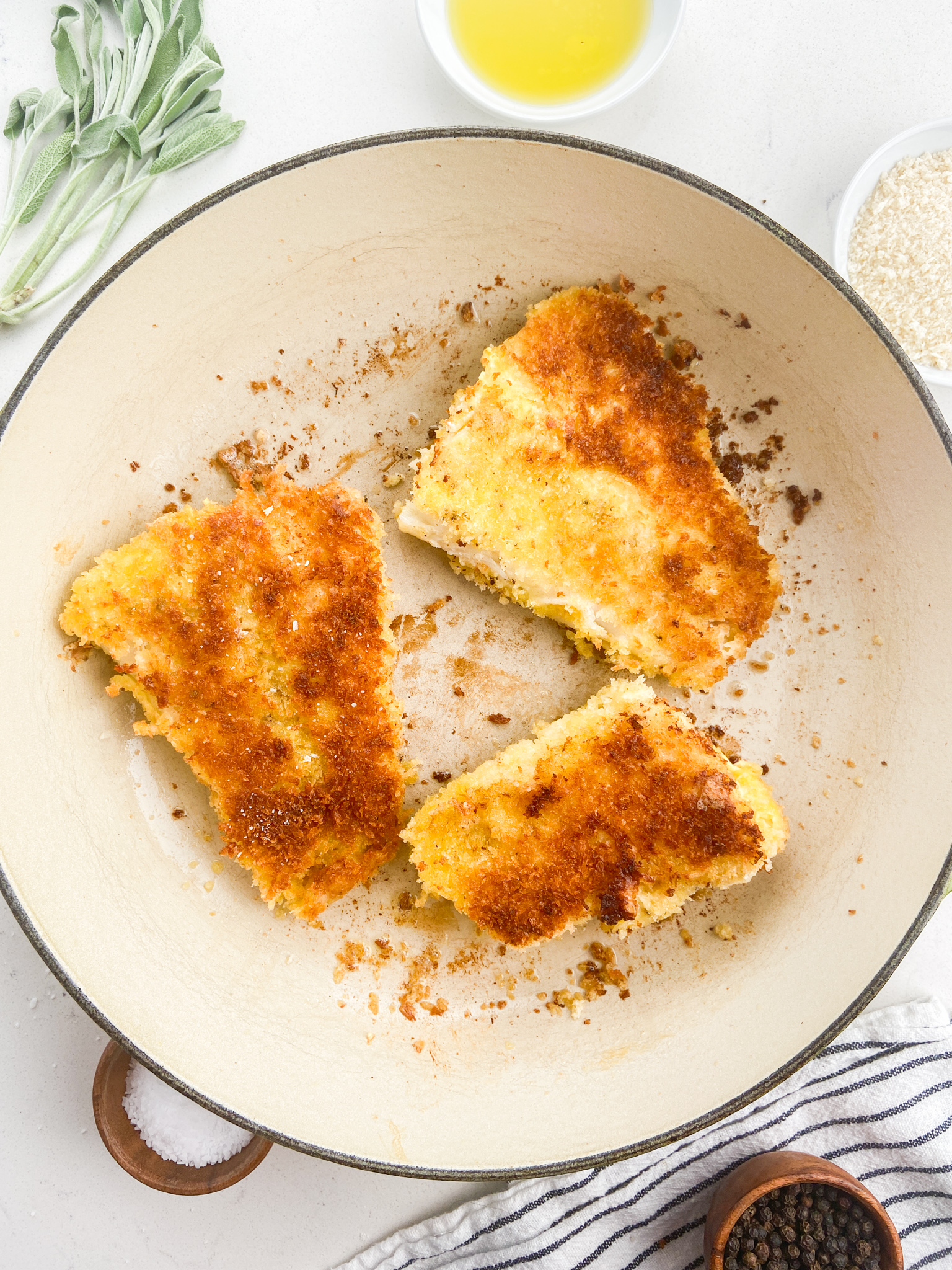 Crispy Fish with Sage Butter Sauce Life's Ambrosia