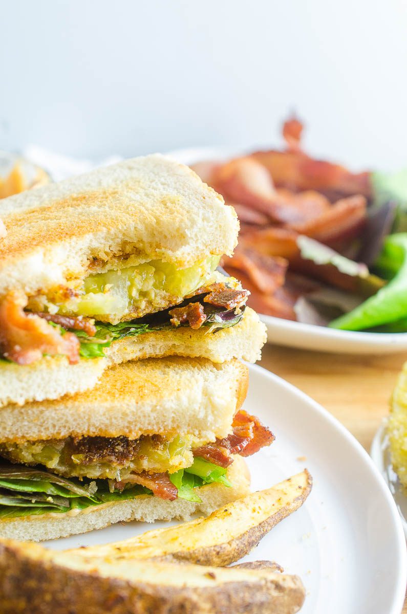Fried green tomatoes are great. BLTs are Great. Fried Green Tomato BLTS are AMAZING. 