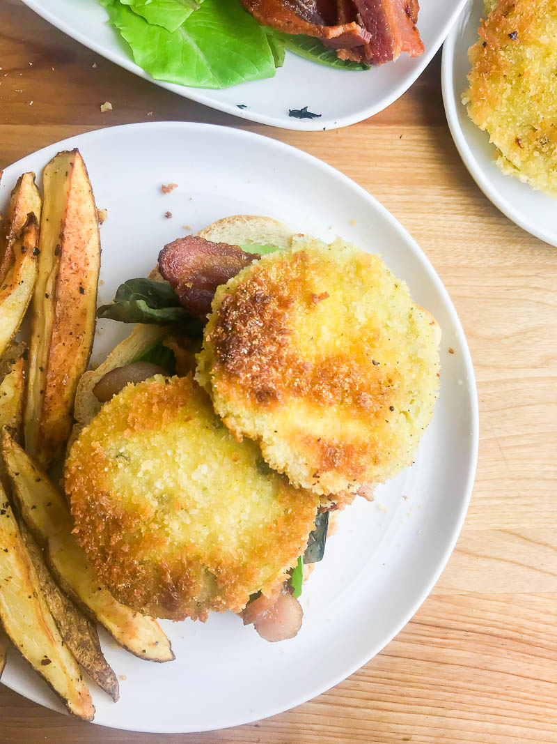 Fried Green Tomato BLT Sandwich Life's Ambrosia