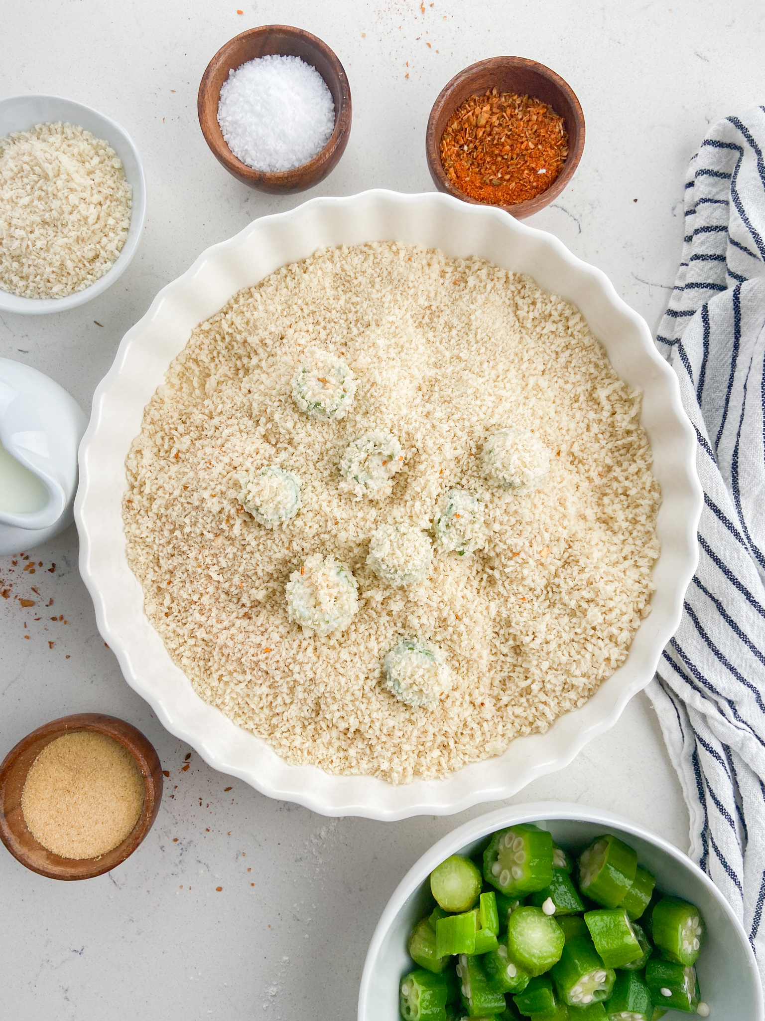 Fried Okra with Panko Recipe Life's Ambrosia