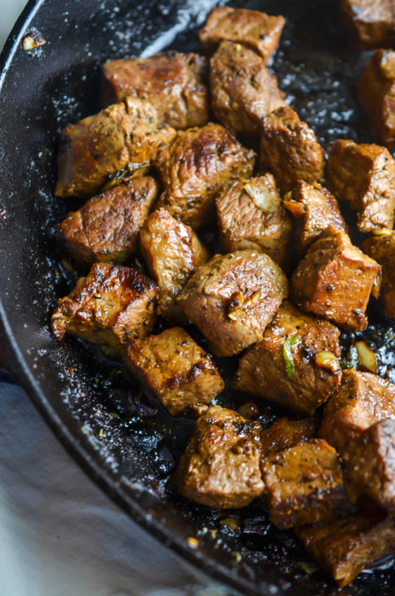 The BEST Garlic Butter Steak Bites Recipe | Life's Ambrosia