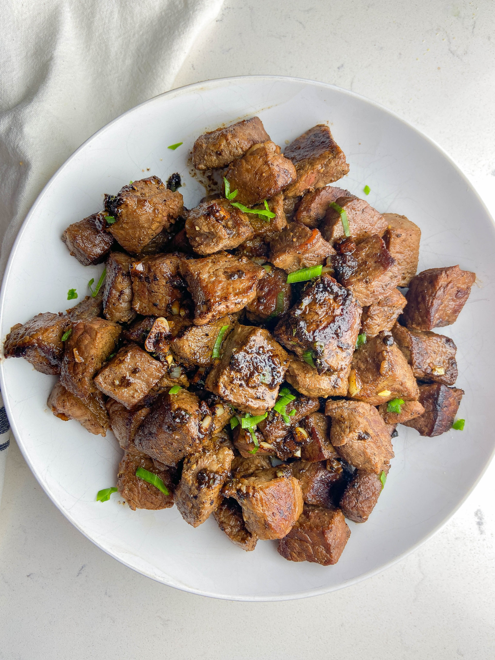 image of Garlic Butter Steak Bites recipe by Life's Ambrosia