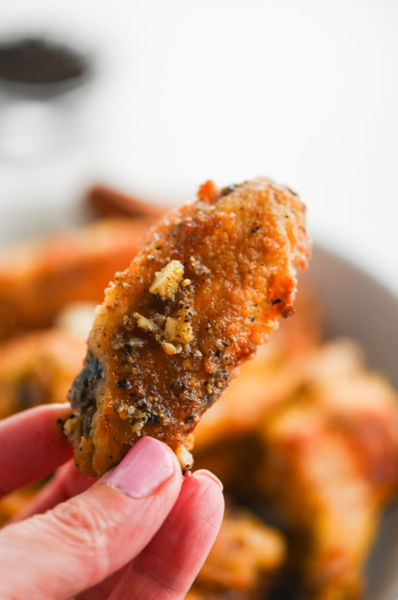 Garlic Pepper Chicken Wings