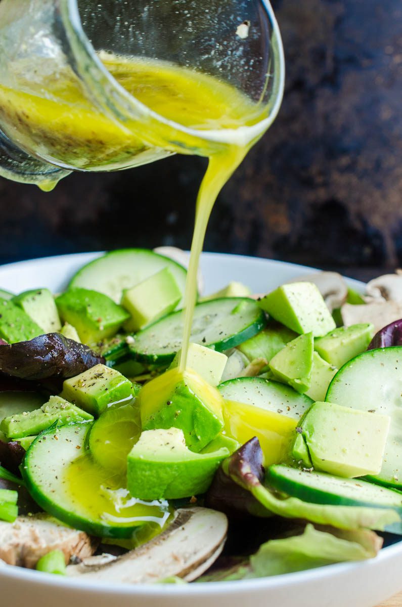 It is so easy to make your own vinaigrette! With just 6 simple ingredients and a whisk, this Garlic Vinaigrette will be on your new go-to recipe! 