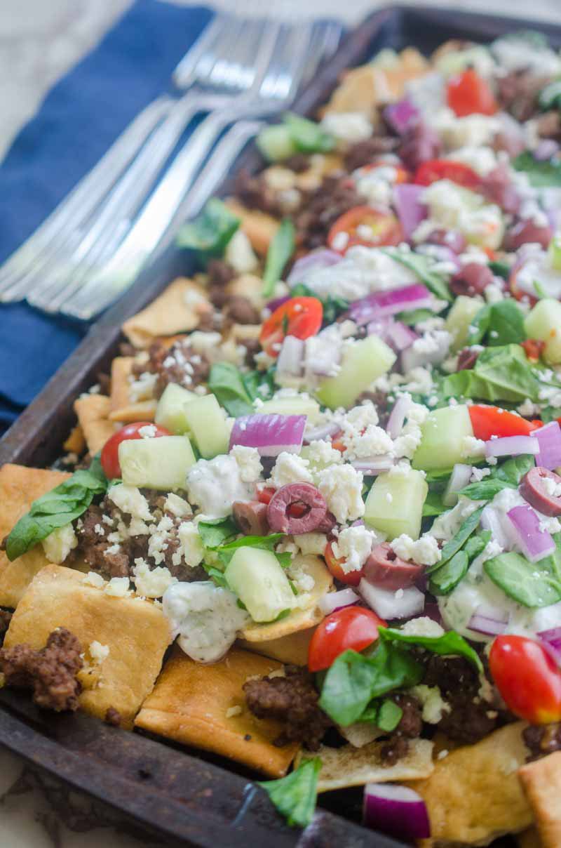 Greek Gyro Nachos