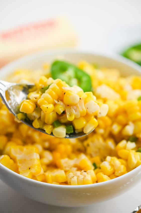Grilled Corn with Jalapeno-Garlic Butter