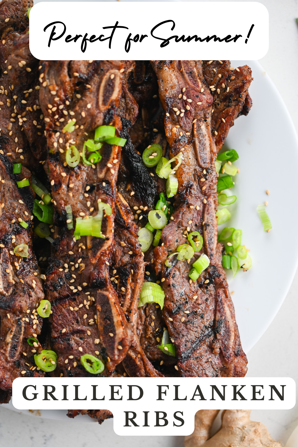 Grilled Flanken Ribs — Pin this recipe