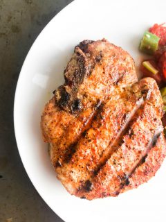 Grilled Pork Chops Recipe| Blackened Grilled Pork Chops| Life's Ambrosia