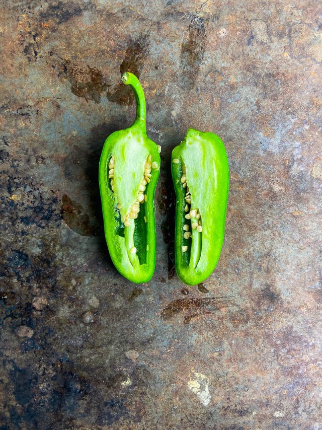 Inside of a jalapeño 