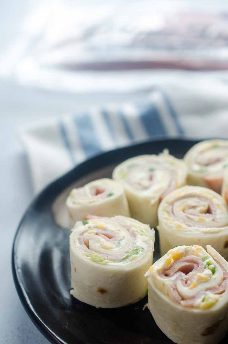 Easy Ham Roll Up party appetizer
