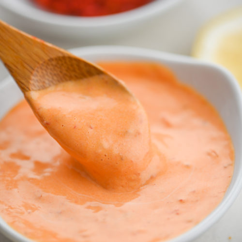 Spoonful of Harissa Aioli