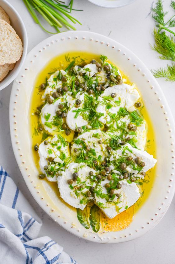 Herb Marinated Goat Cheese