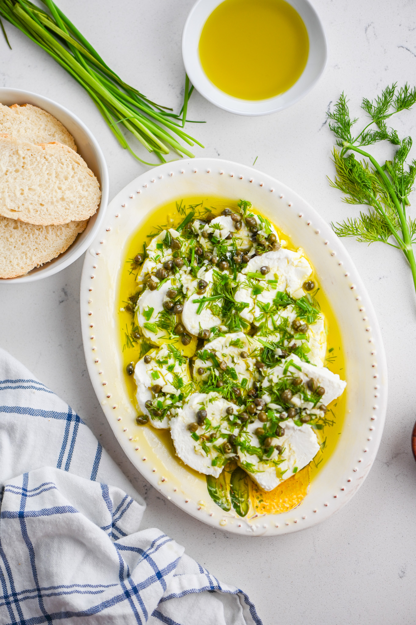 Herb Marinated Goat Cheese
