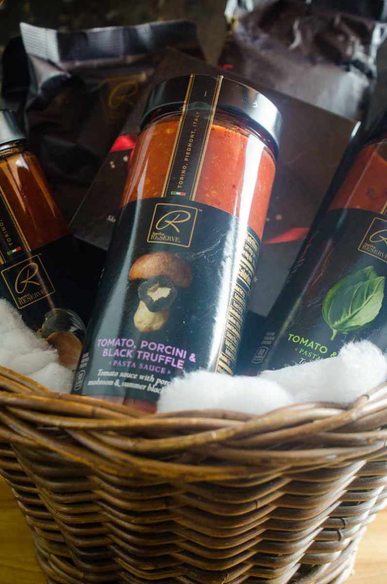 Make a holiday gift basket with Signature RESERVE