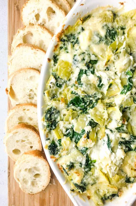 Hot Crab Spinach Artichoke Dip