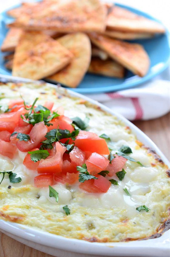 Hot Green Chile Cheese Dip