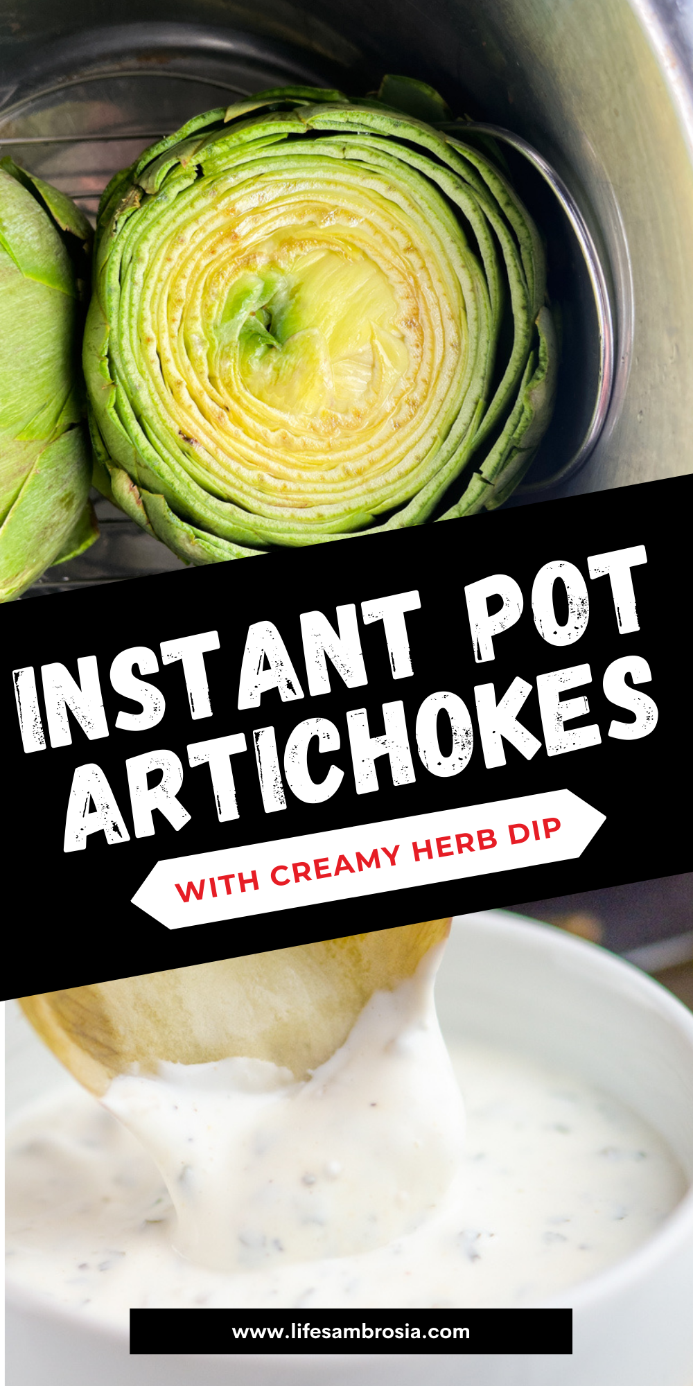 How to make Artichokes in Instant Pot (Pressure Cooker) Life's Ambrosia