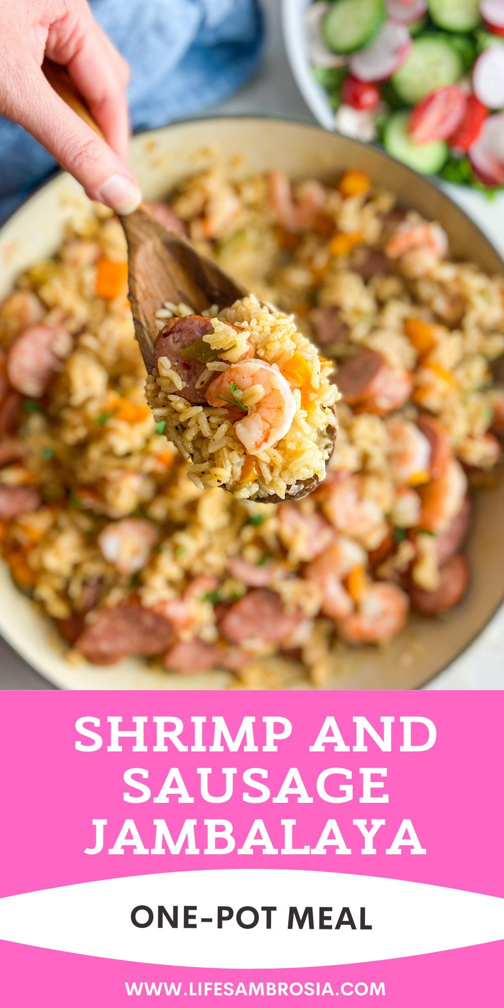 Shrimp and Sausage Jambalaya Recipe Life's Ambrosia