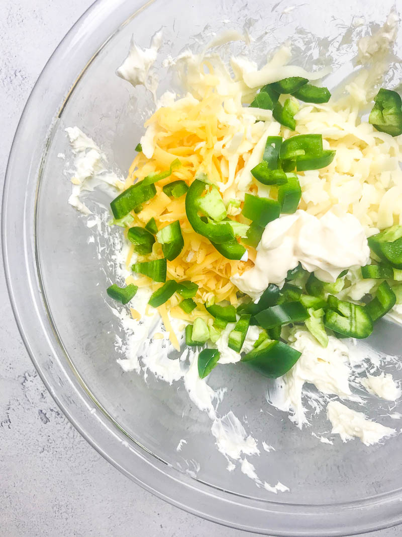 Ingredients for Jalapeno Popper Bread