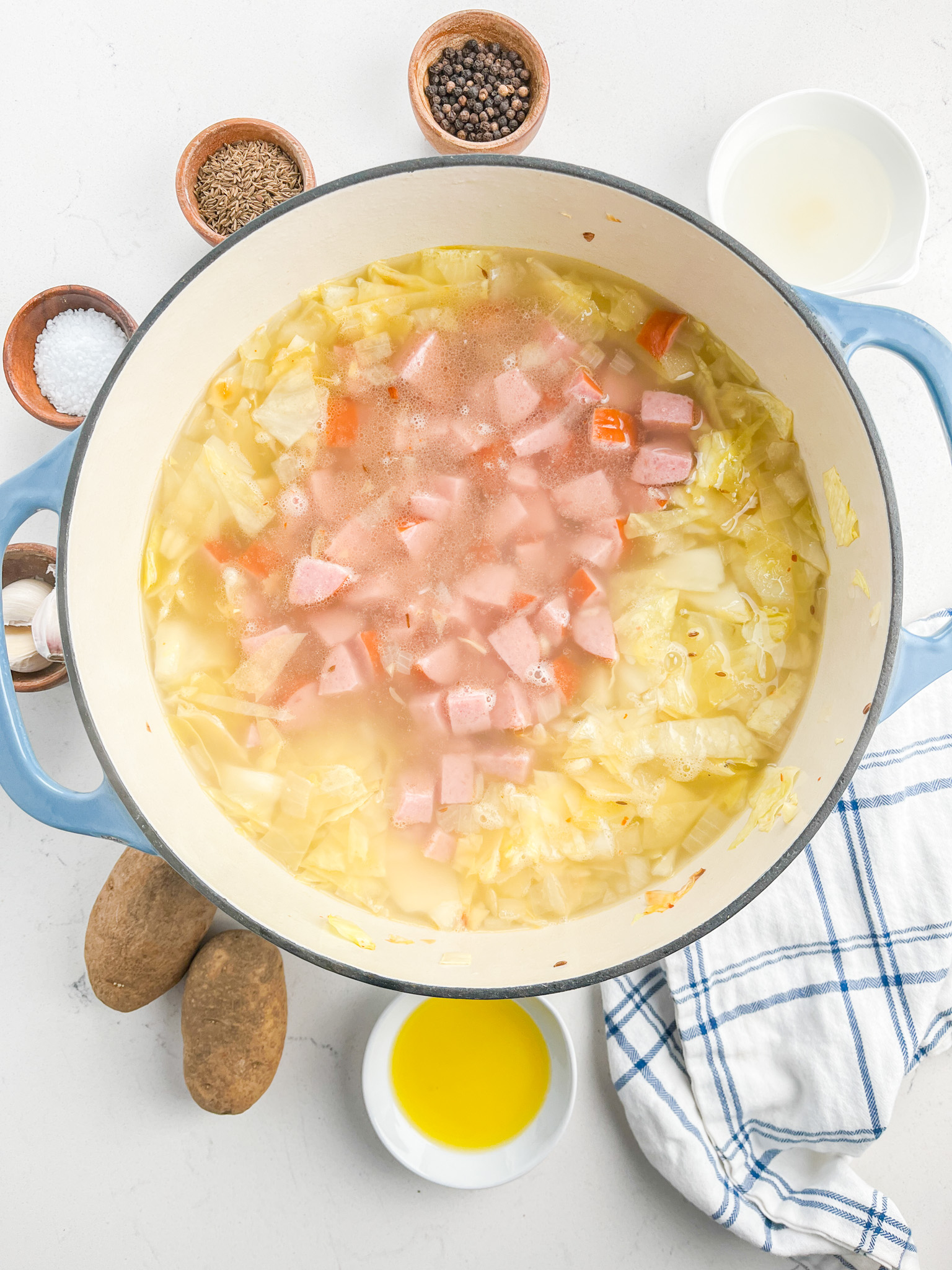 Kielbasa Cabbage Soup - Life's Ambrosia