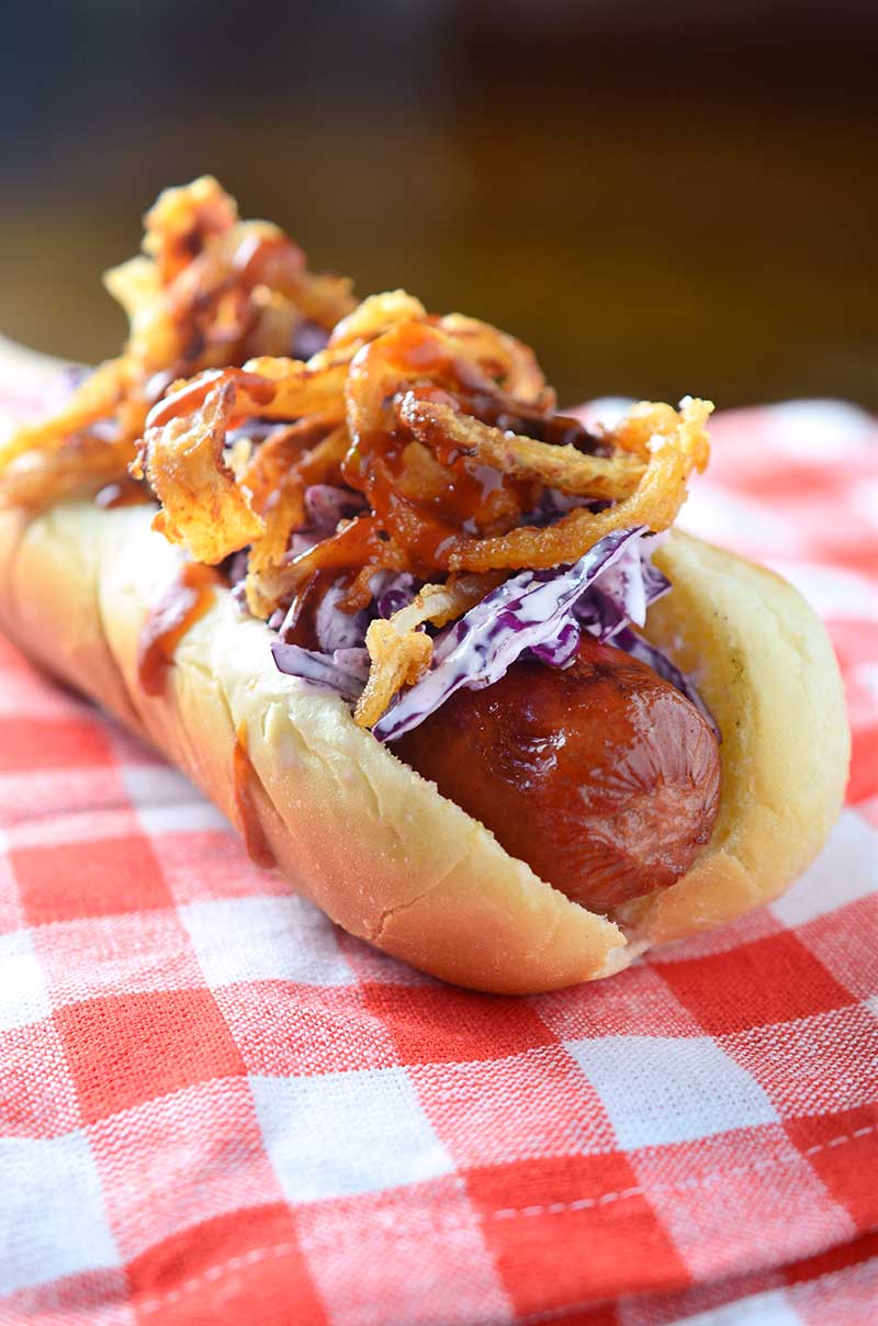 Loaded BBQ Hot Dog