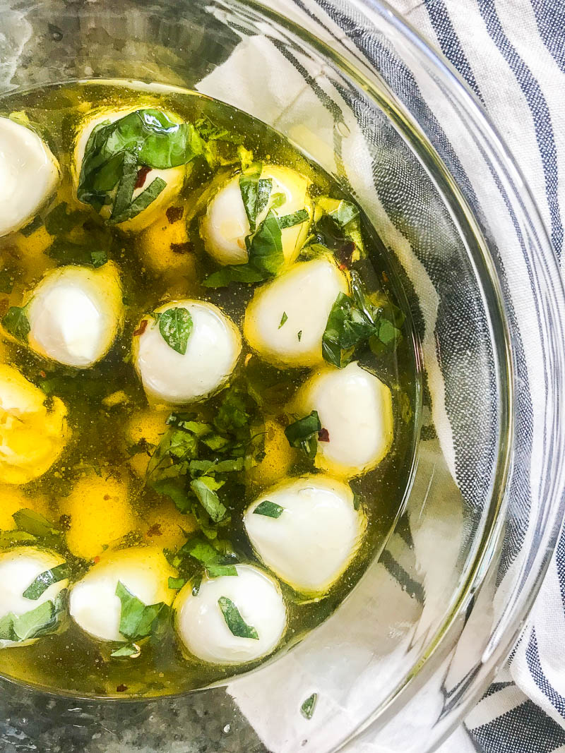 Marinated Mozzarella Appetizer