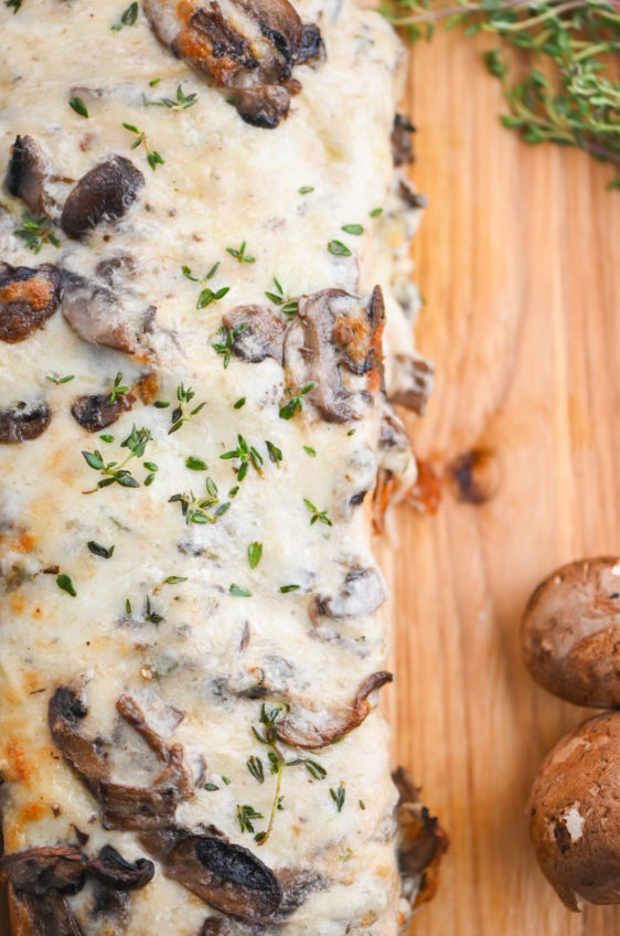 Herb Mushroom Cheese Bread