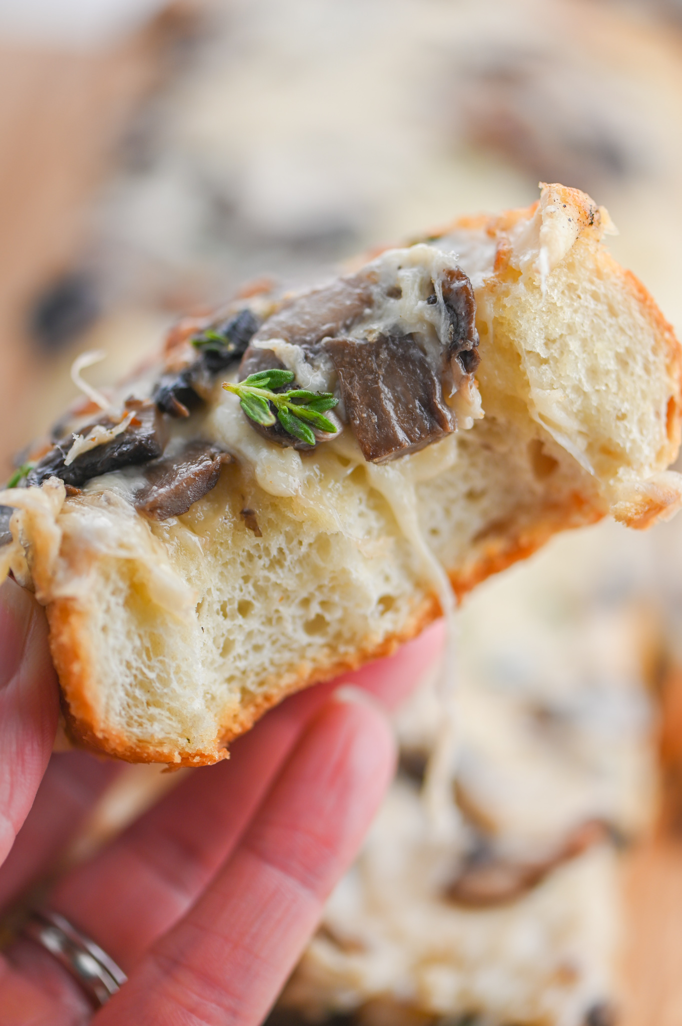 Herb Mushroom Cheese Bread Life's Ambrosia