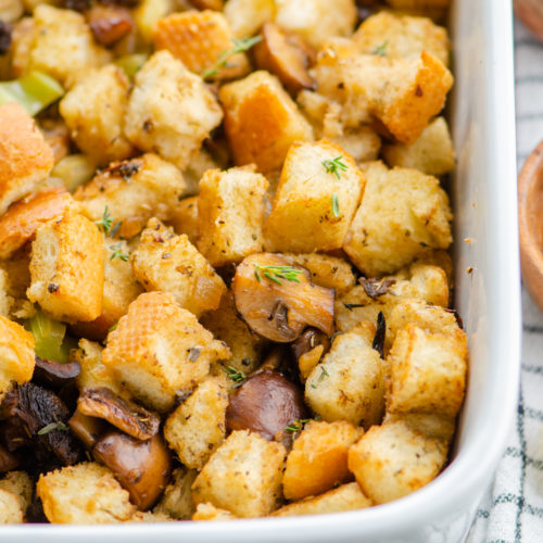 Mushroom Stuffing Recipe | Life's Ambrosia