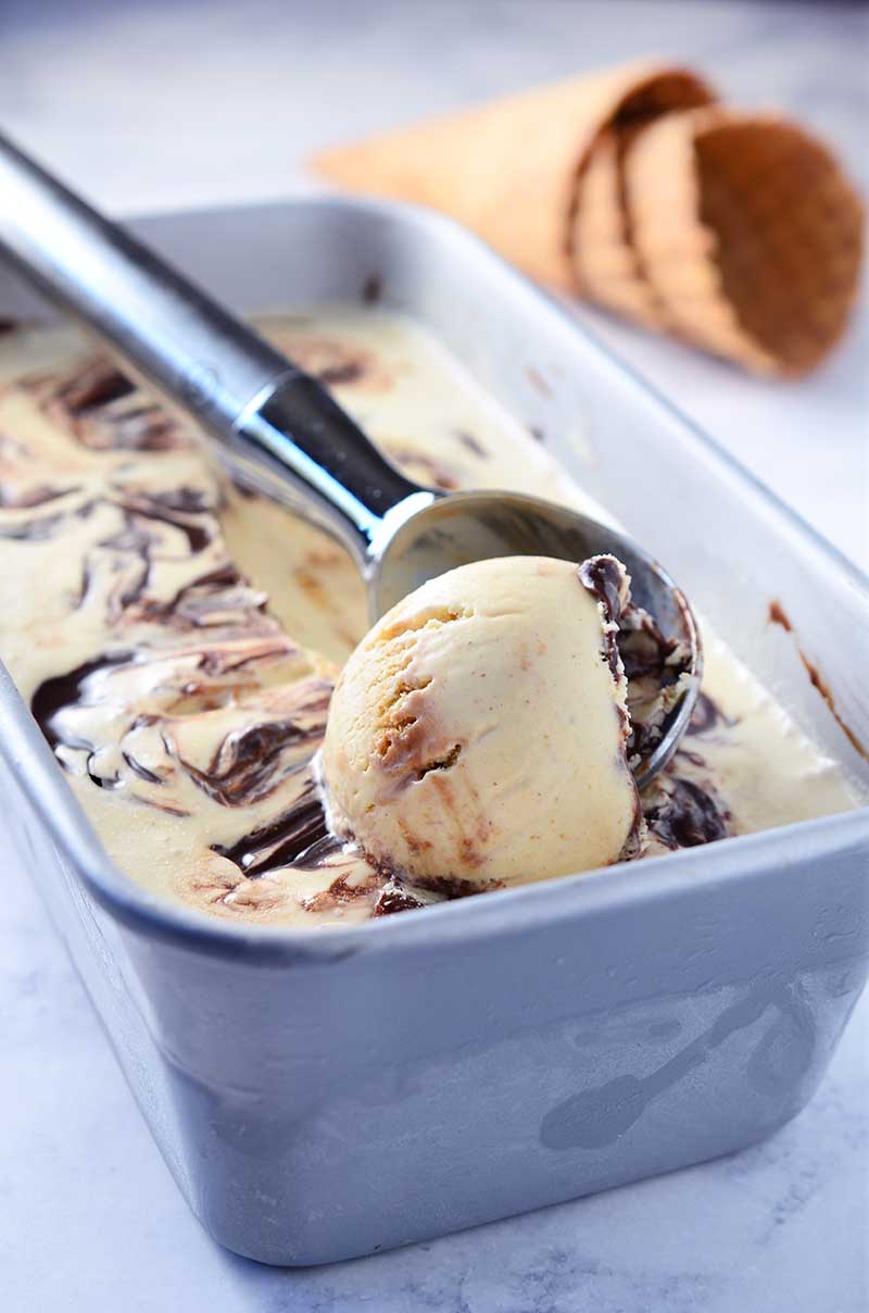 Nutter Butter Fudge Swirl Ice Cream Life's Ambrosia