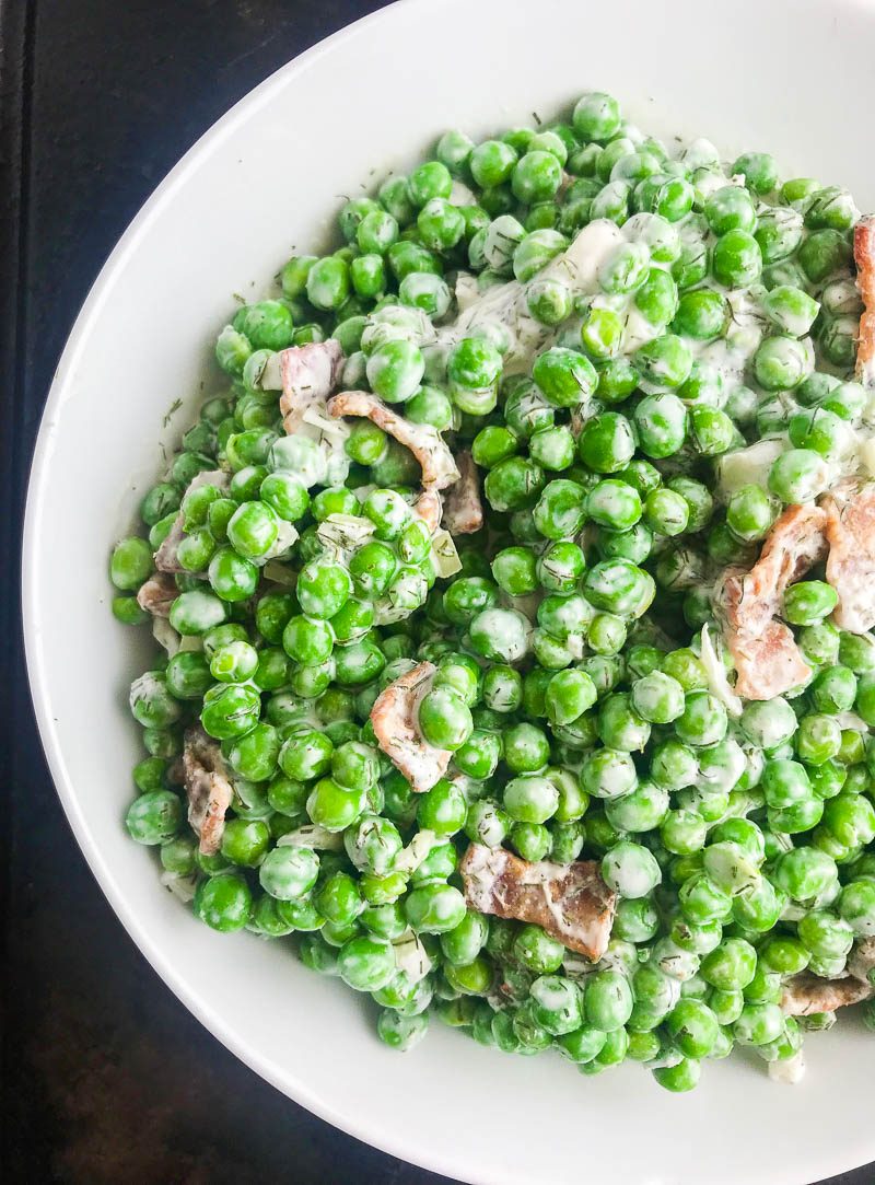 Pea Salad with Bacon
