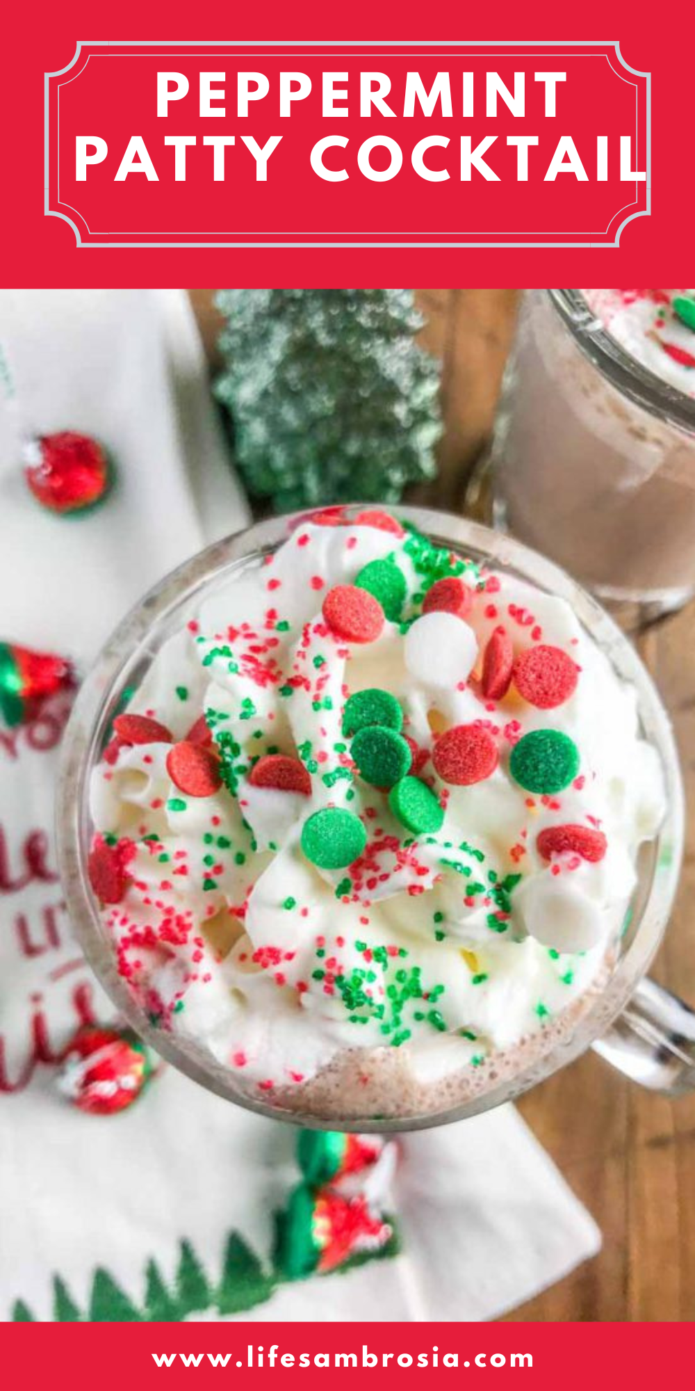 Peppermint Patty Drink A Christmas Cocktail Recipe Life's Ambrosia