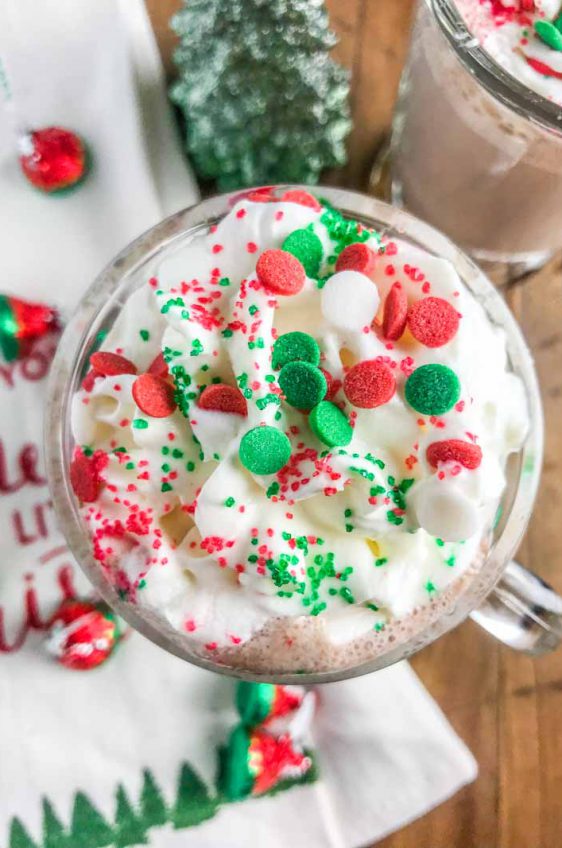 A Peppermint Patty is the perfect Christmas cocktail! Hot chocolate, peppermint schnapps and creme de cacao make it a Merry Christmas indeed. 