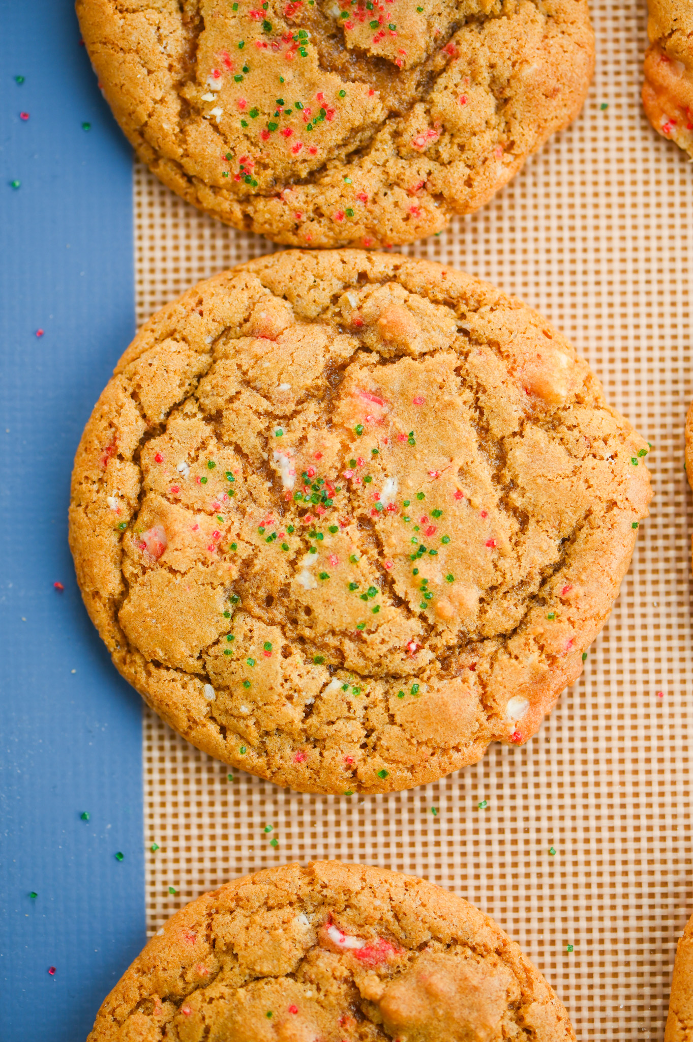 Peppermint White Chocolate Mocha Cookies