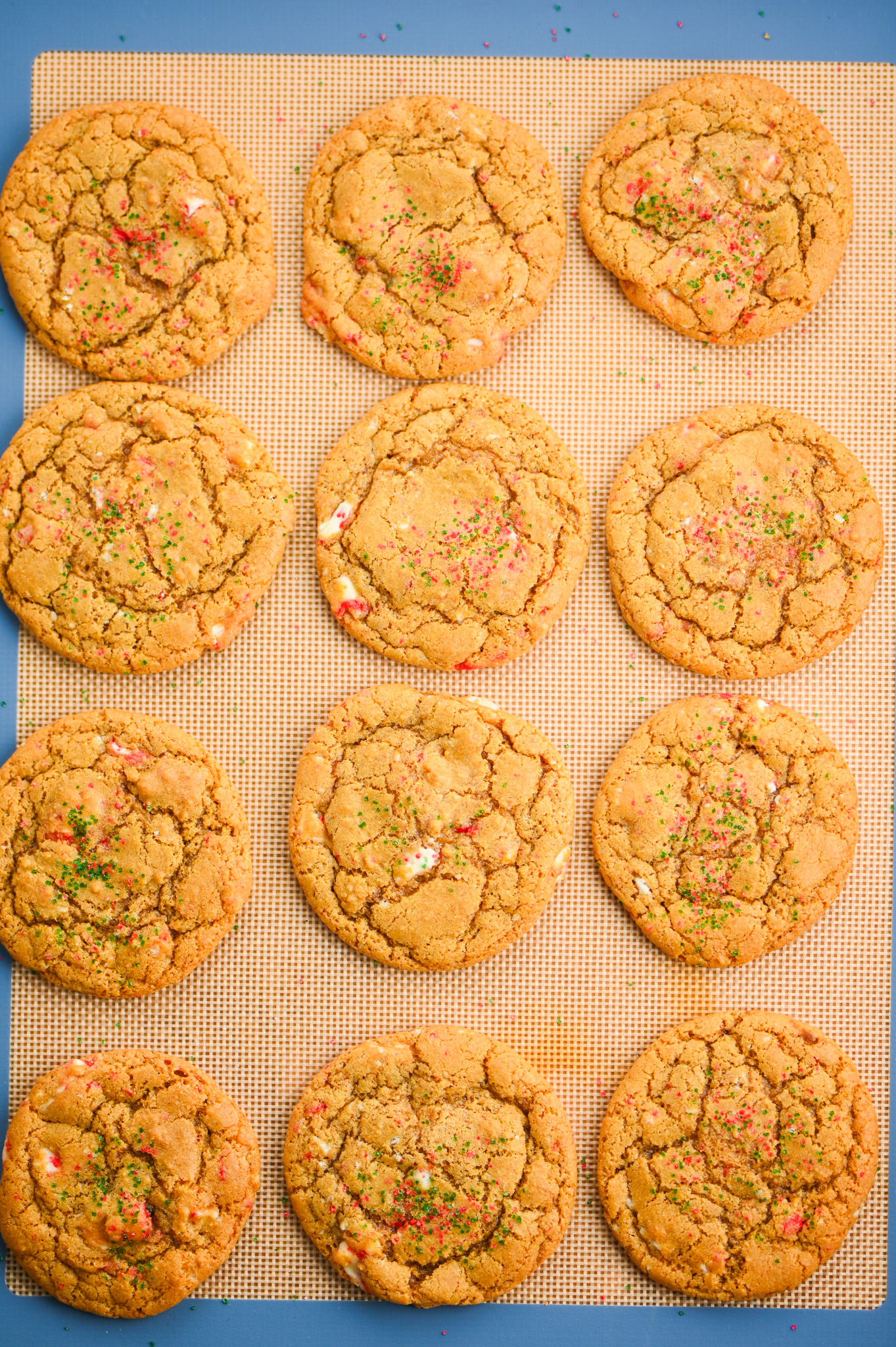 Peppermint White Chocolate Mocha Cookies - Life's Ambrosia