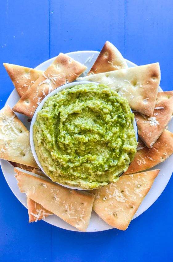 Pesto White Bean Dip is perfect for summer parties!