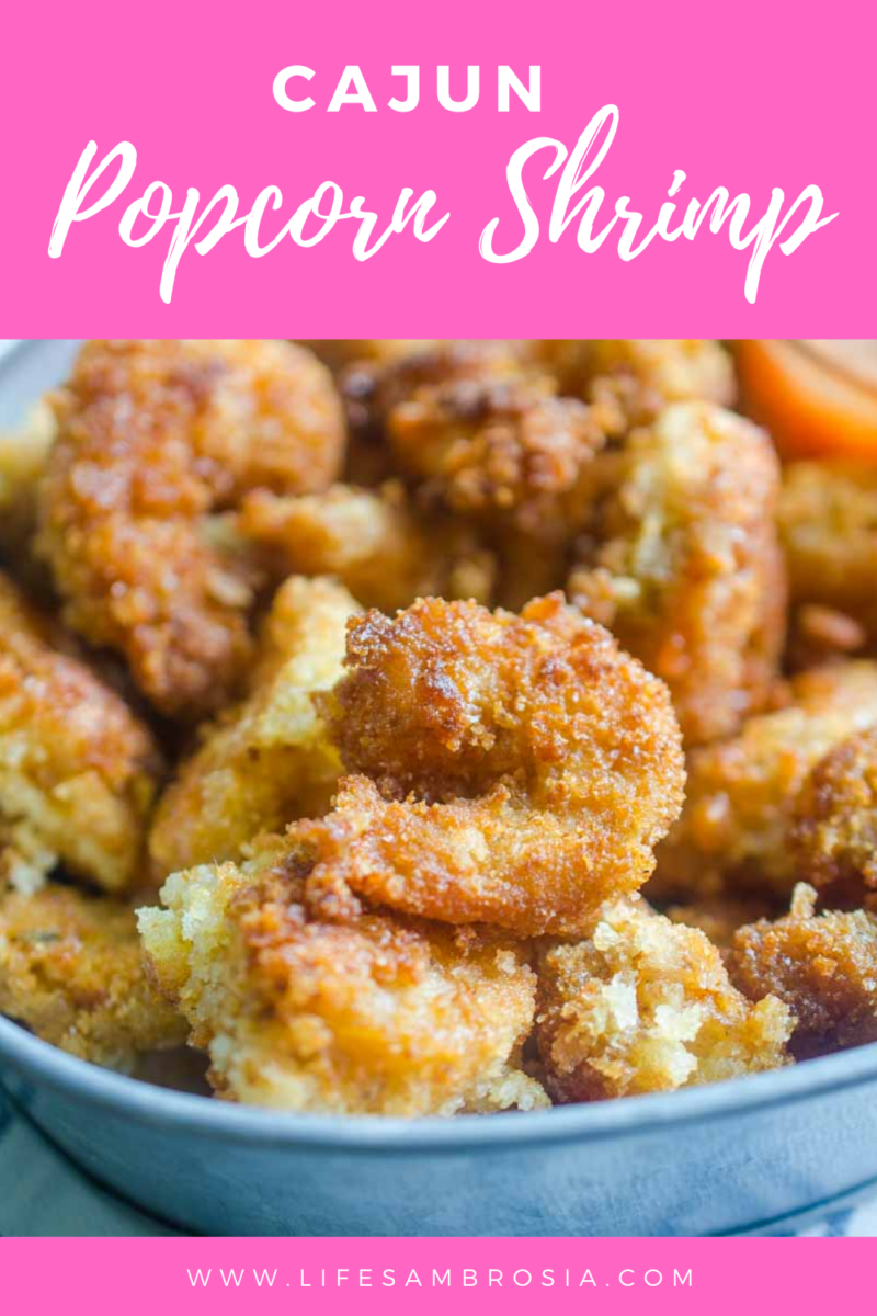 Cajun Popcorn Shrimp Recipe {with Video!}