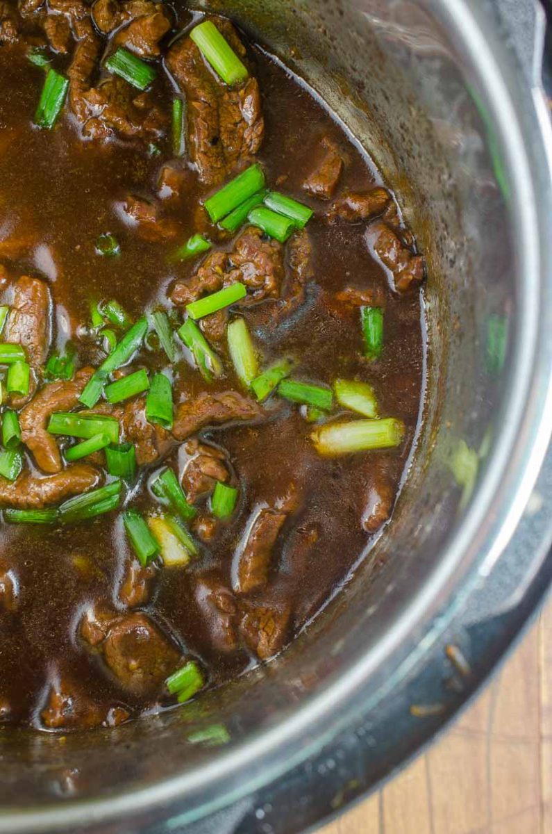 Pressure Cooker Mongolian Beef is tender, full of flavor and can be made in a flash. It is a must make for pressure cooker users!