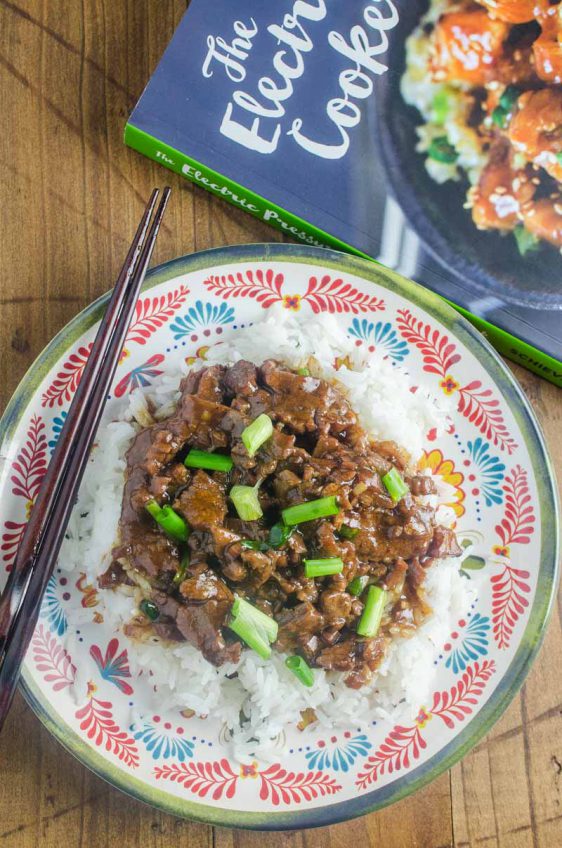 Pressure Cooker Mongolian Beef is tender, full of flavor and can be made in a flash. It is a must make for pressure cooker users!